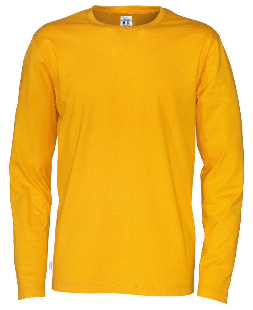 T-SHIRT LONG SLEEVE MAN - GOTS GECERTIFICEERD