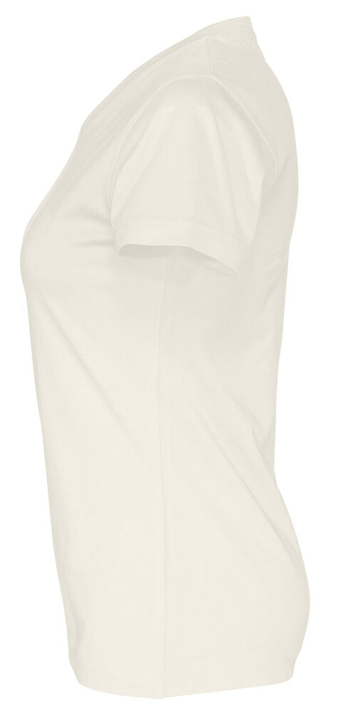 T-SHIRT V-NECK LADY - GOTS GECERTIFICEERD