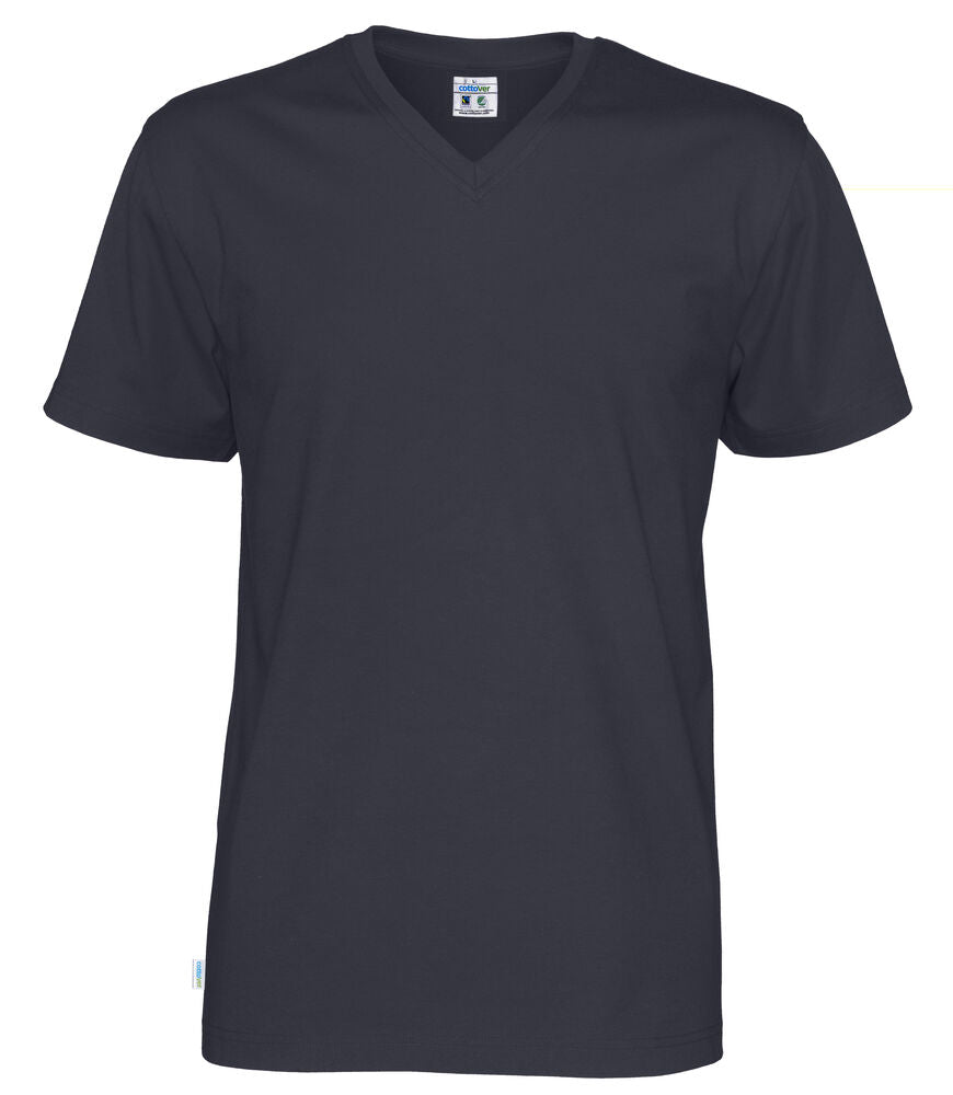 T-SHIRT V-NECK MAN - GOTS GECERTIFICEERD