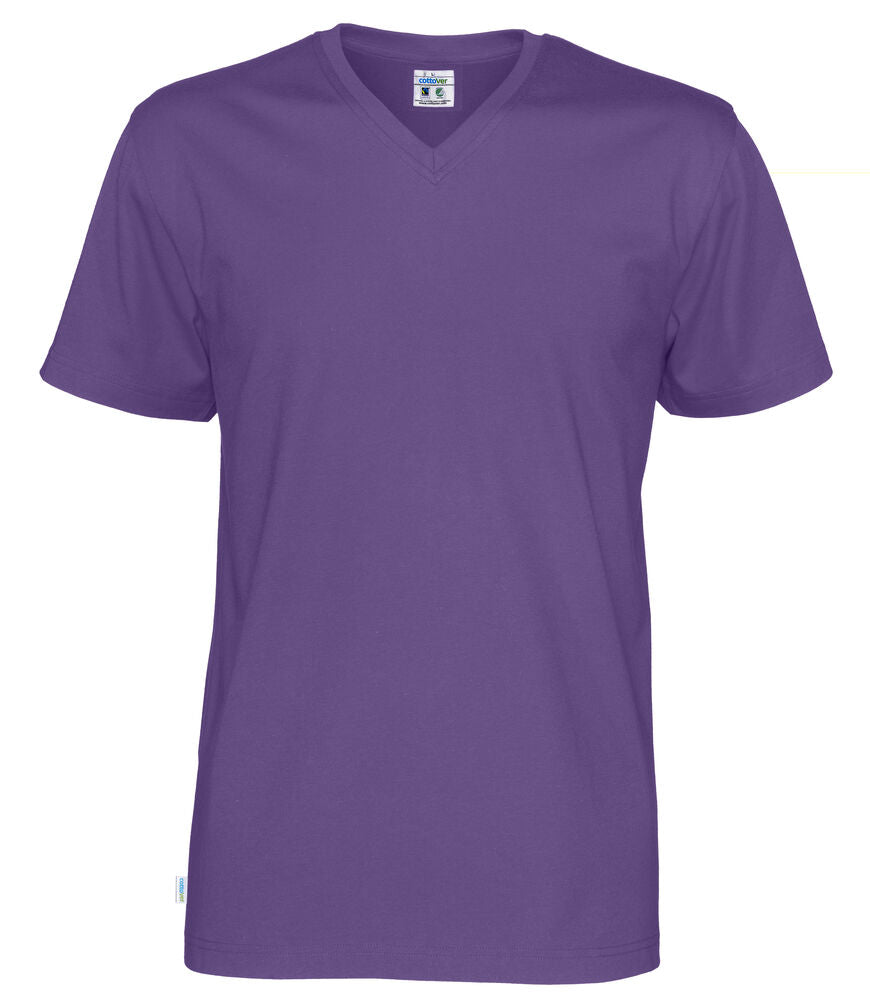 T-SHIRT V-NECK MAN - GOTS GECERTIFICEERD