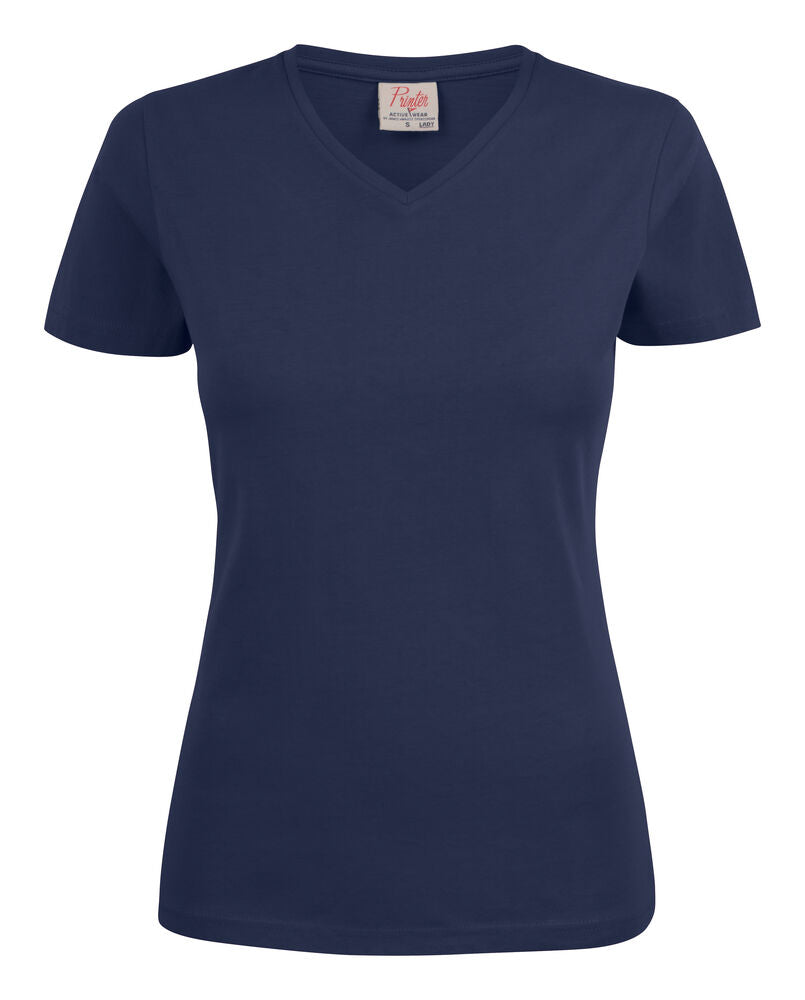 Heavy V-neck T-Shirt Dames