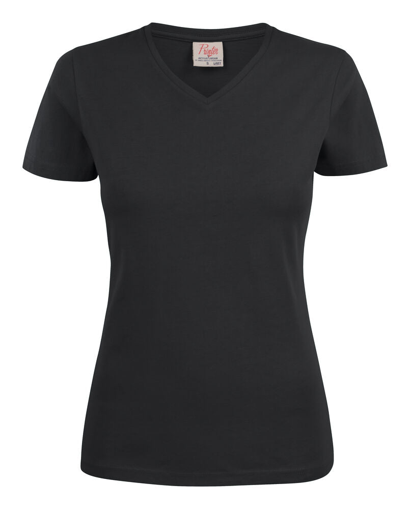 Heavy V-neck T-Shirt Dames