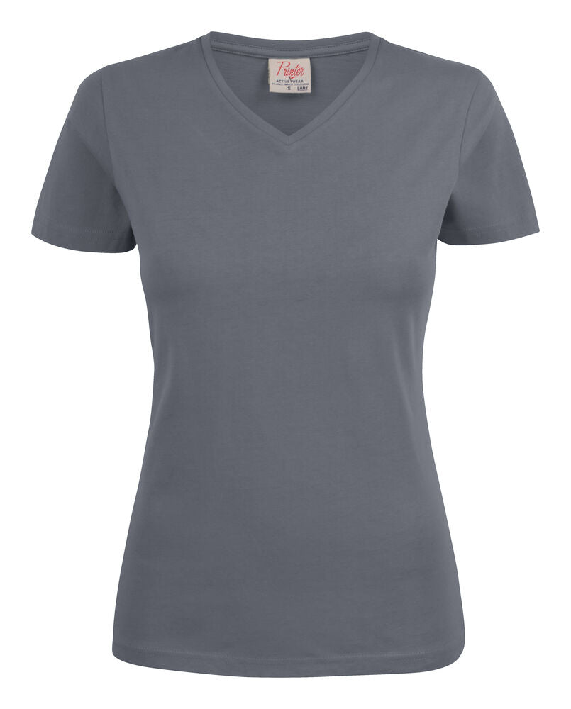 Heavy V-neck T-Shirt Dames