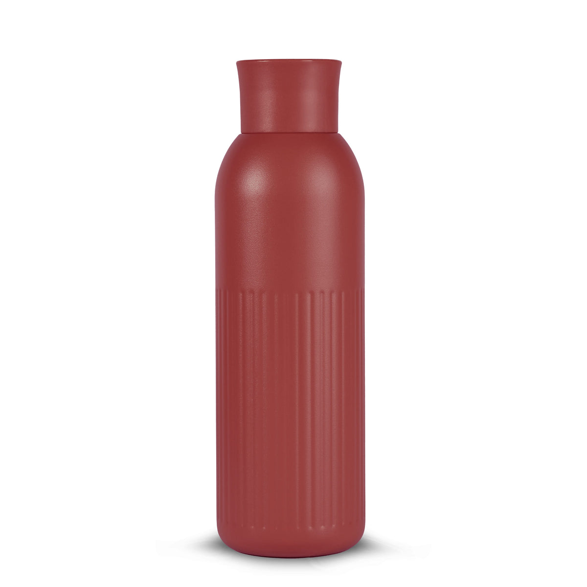 Sagaform Tekla Push stalen fles met druk dop gerecycled) 500 ml