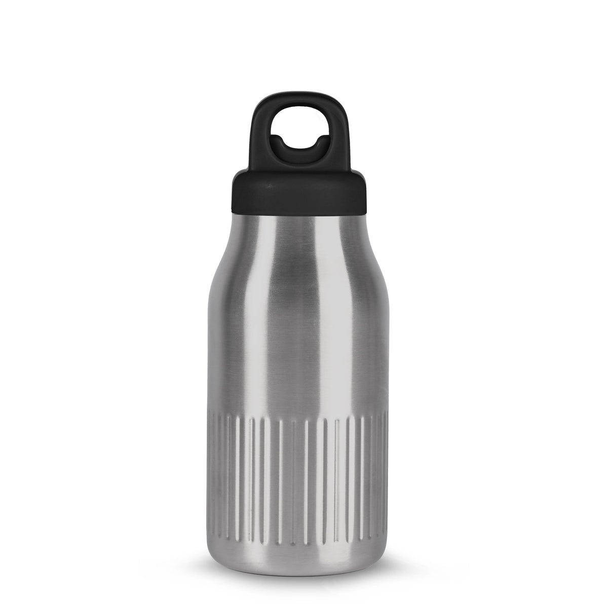 Sagaform Truls stalen fles met handige openklik dop (gerecycled) 500 ml