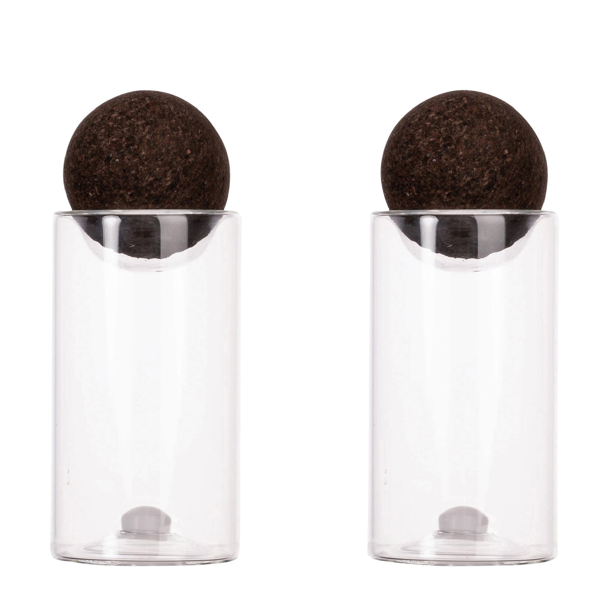 Sagaform Nature zout/peper potjes met kurkstoppers 2 st.