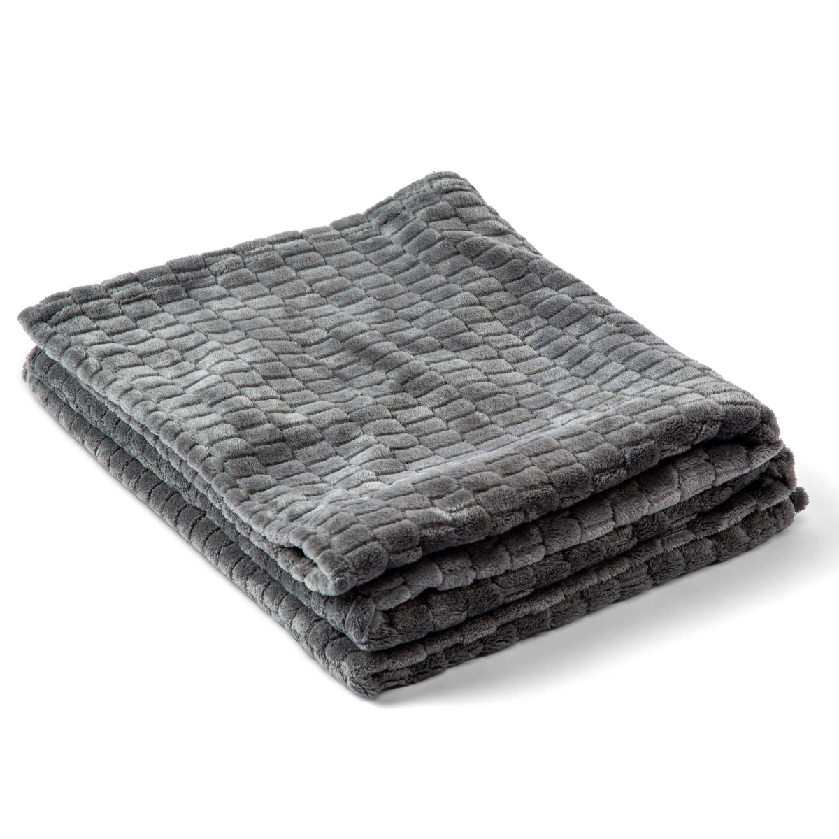 Kosta Linnewafveri Fleece deken Jaquard 130x170 cm