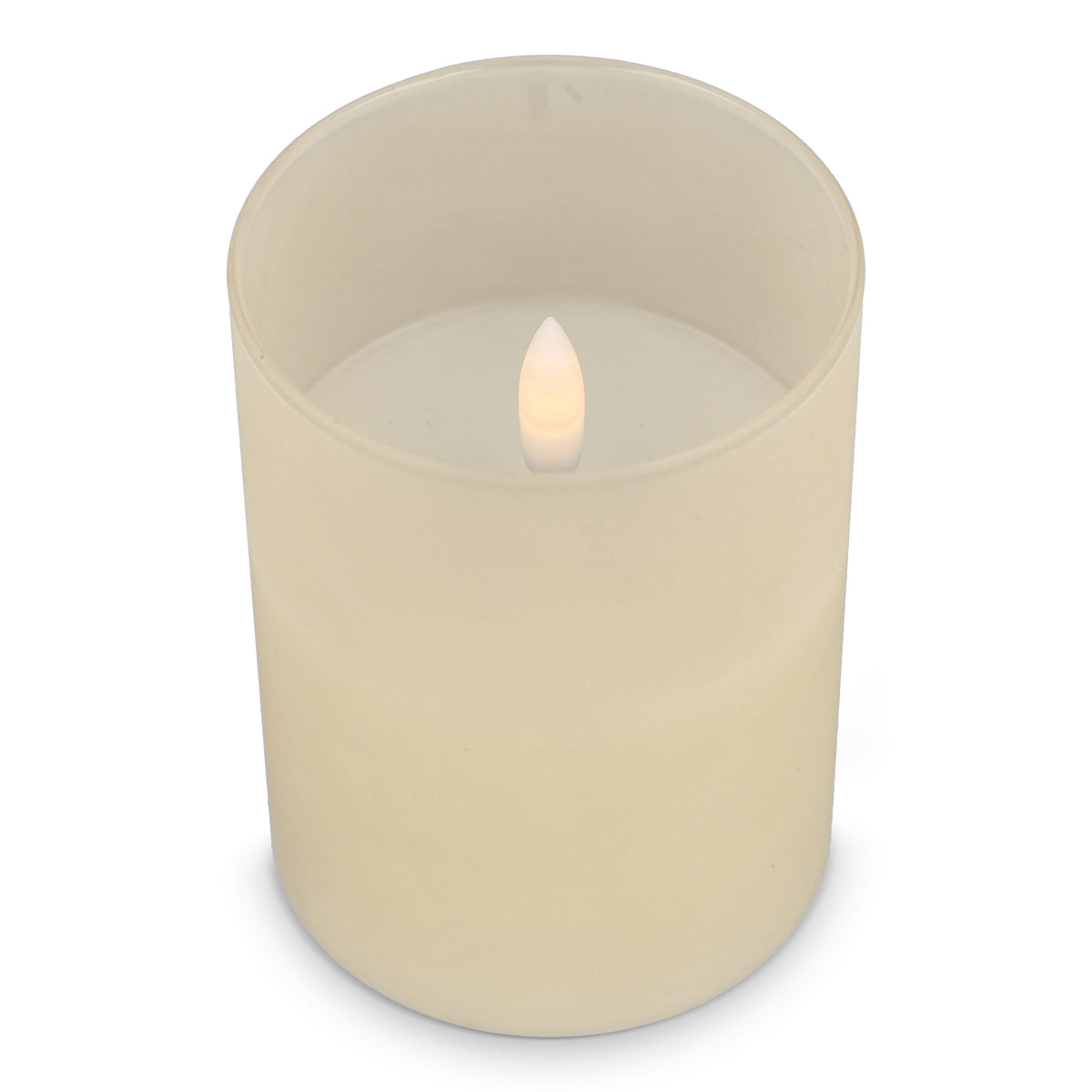 Nyelle oplaadbare LED Wax kaars in glas