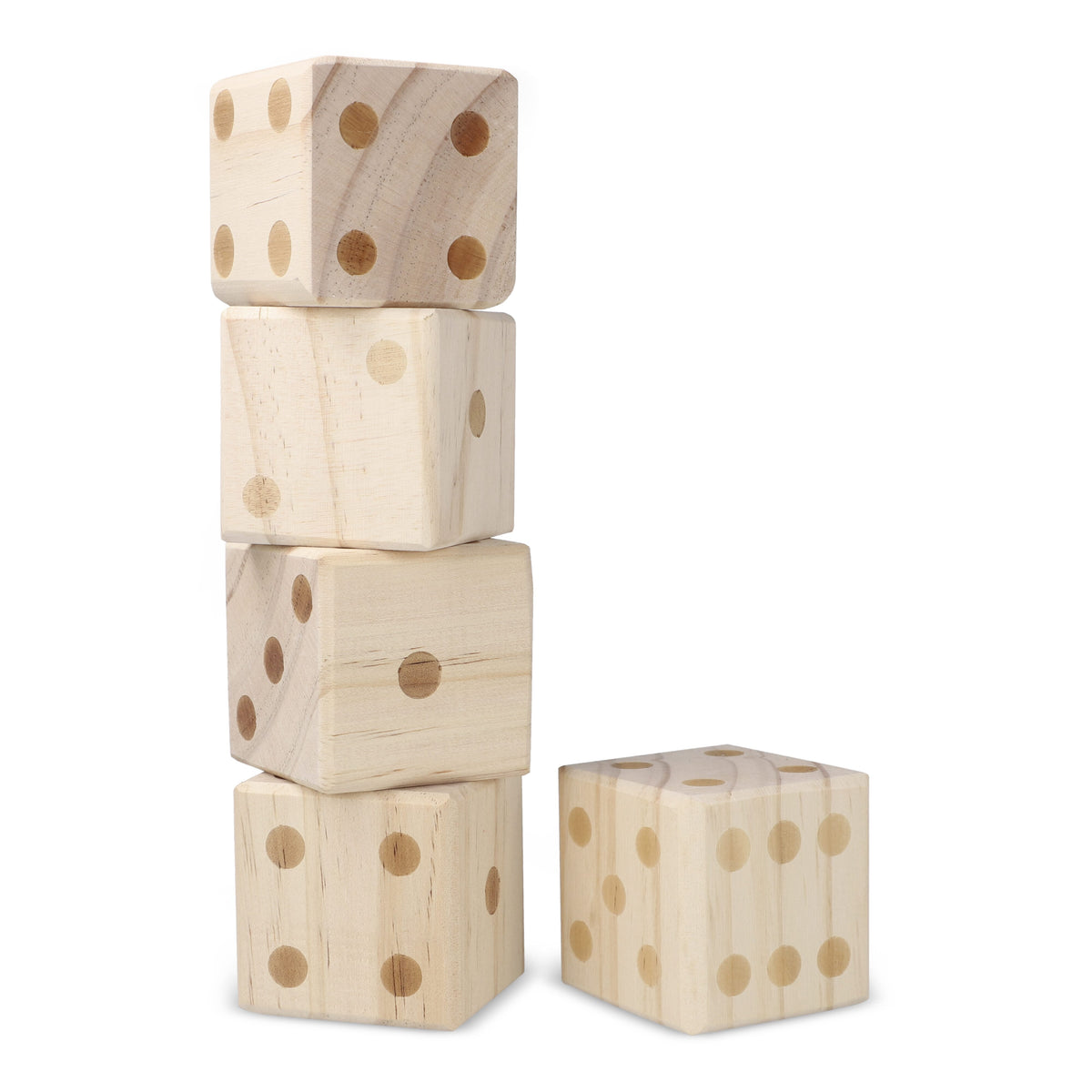 InSideOut Reuze houten dobbelsteen spel