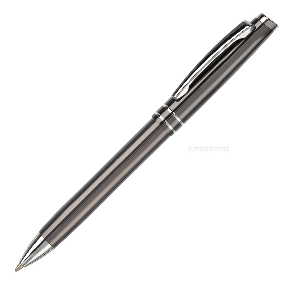 Balpen two stripes metaal