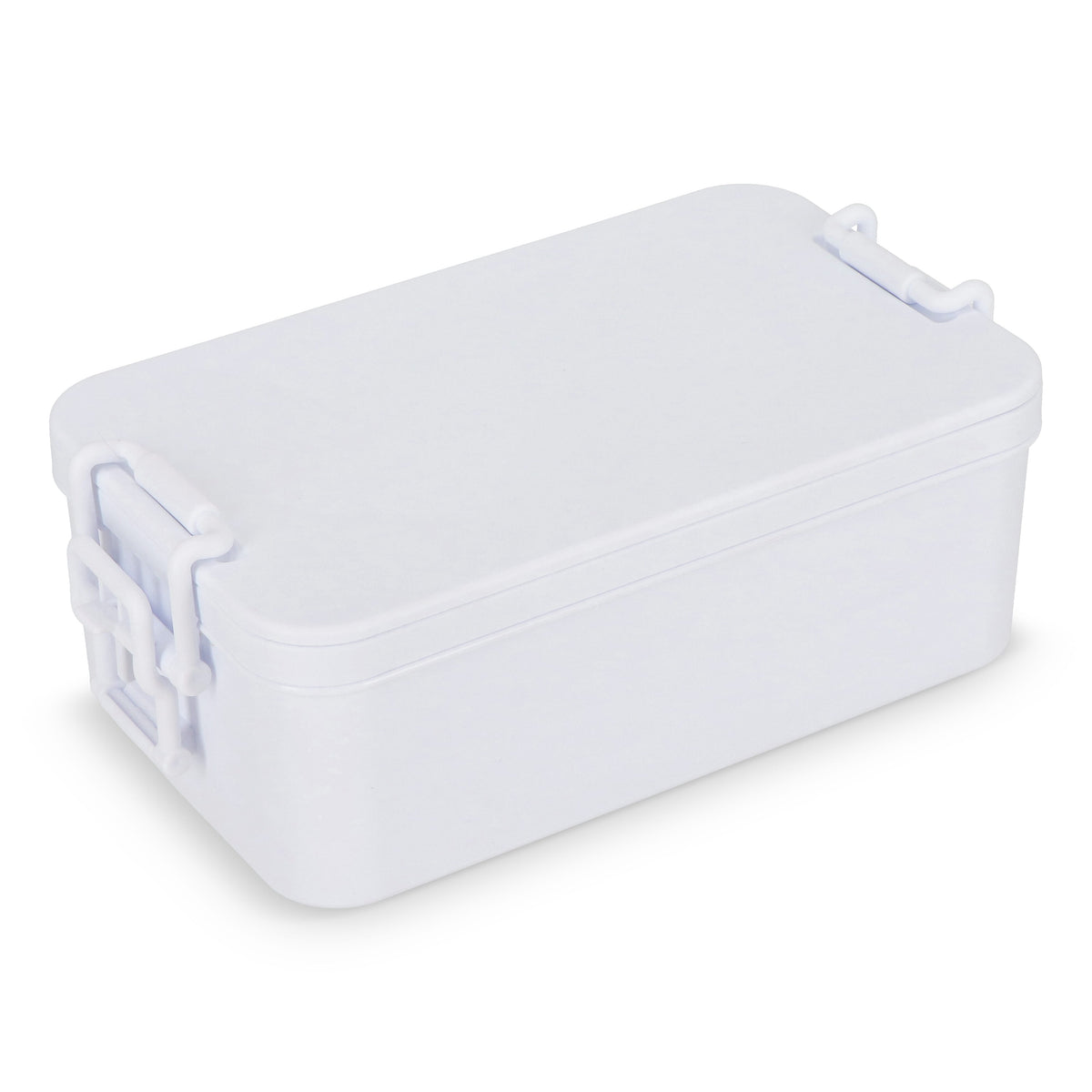 Dubbellaagse Lunchbox met Bestek
