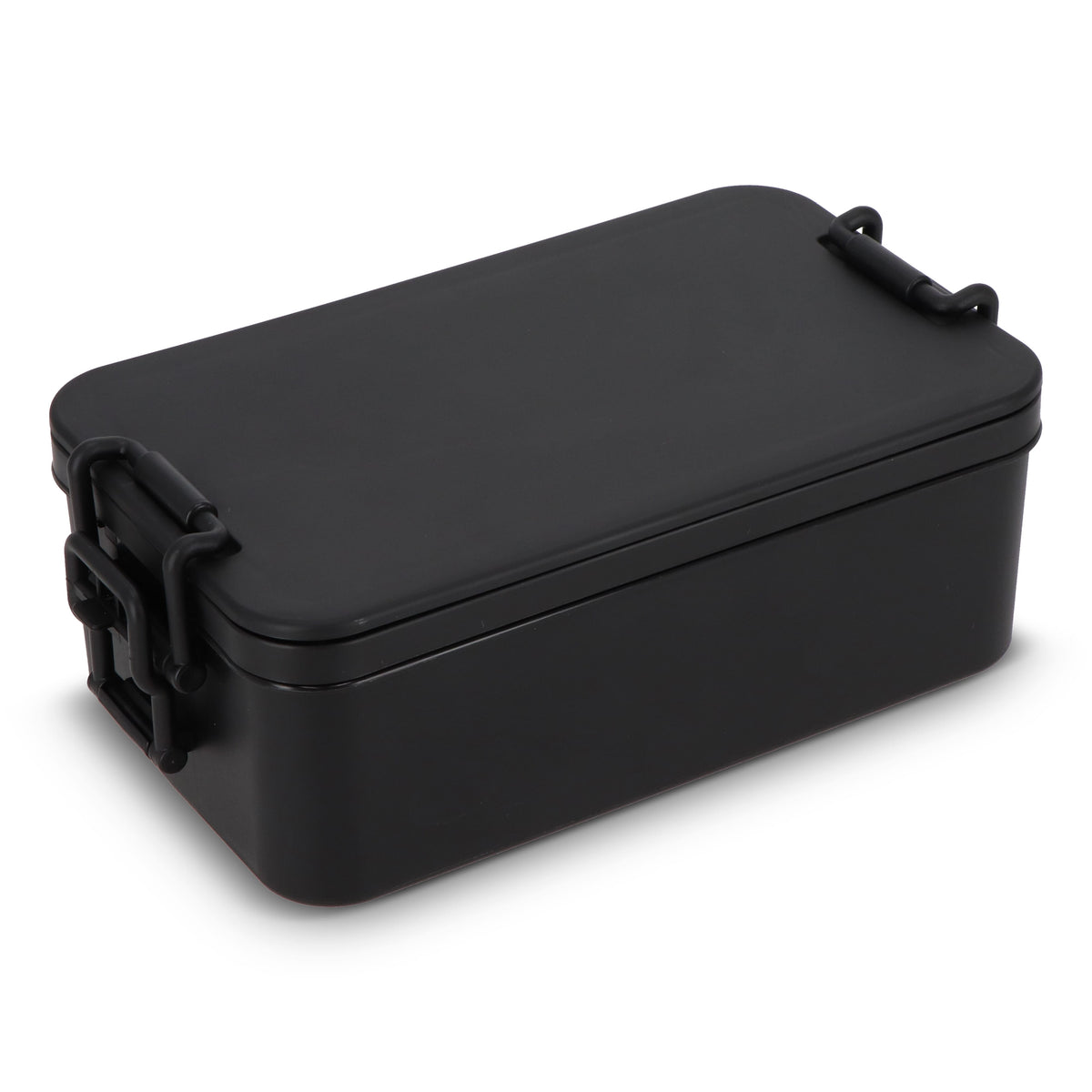 Dubbellaagse Lunchbox met Bestek
