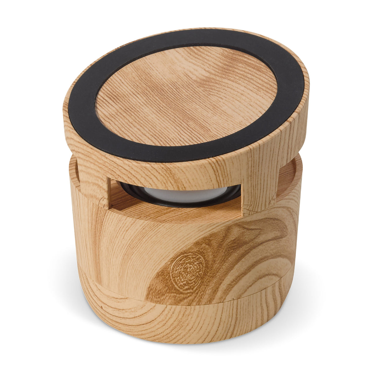 Houten look speaker 3W & draadloos laadstation 5W