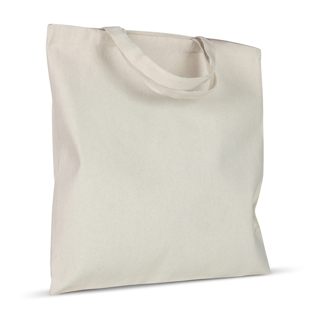 Schoudertas katoen ecru OEKO-TEX® kort 220g/m² 38x42 cm
