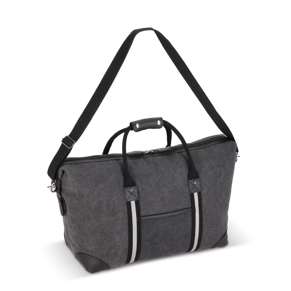 Gerecycled katoenen canvas weekendtas Harper