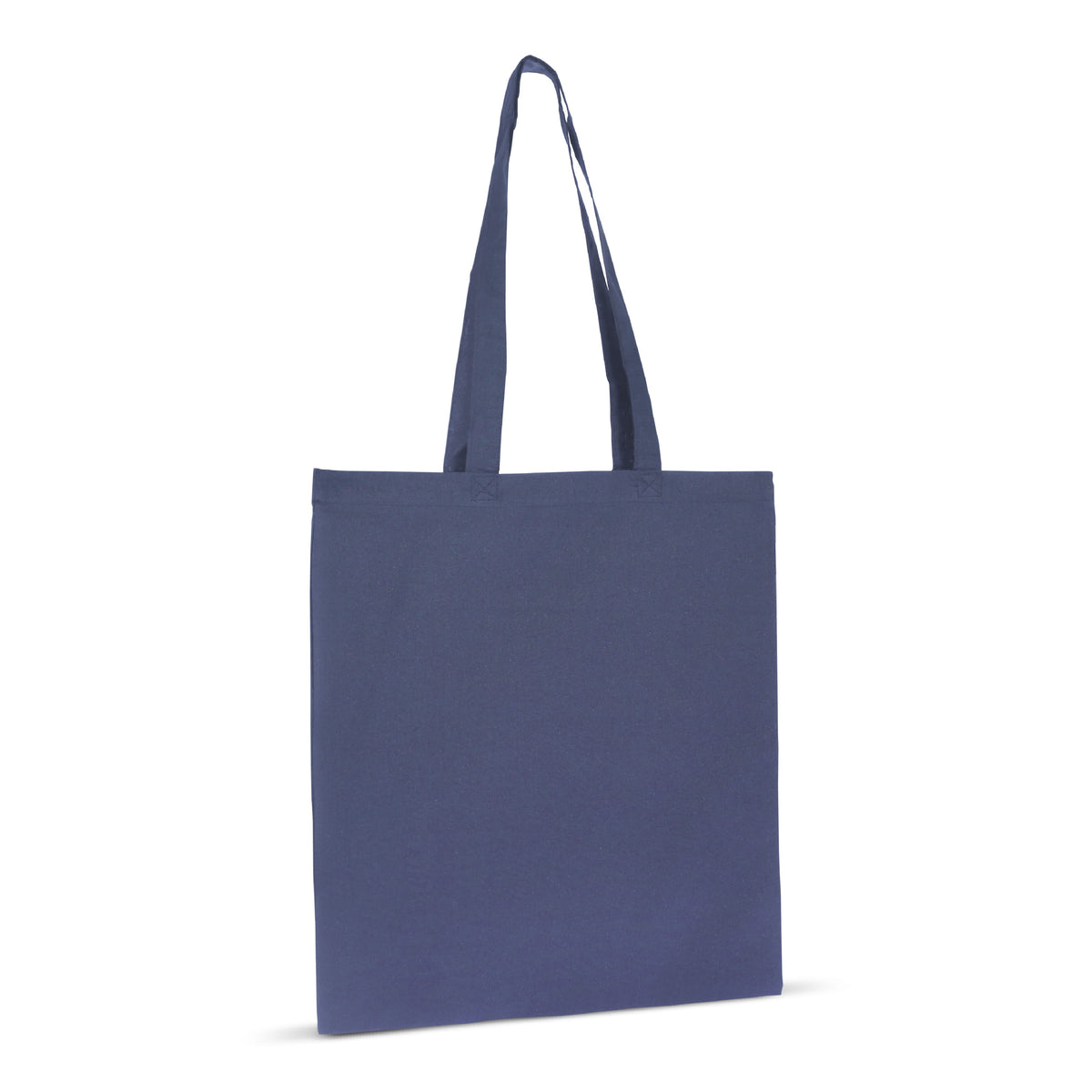 Schoudertas biologisch katoen kleur lang 140g/m² 38x42 cm