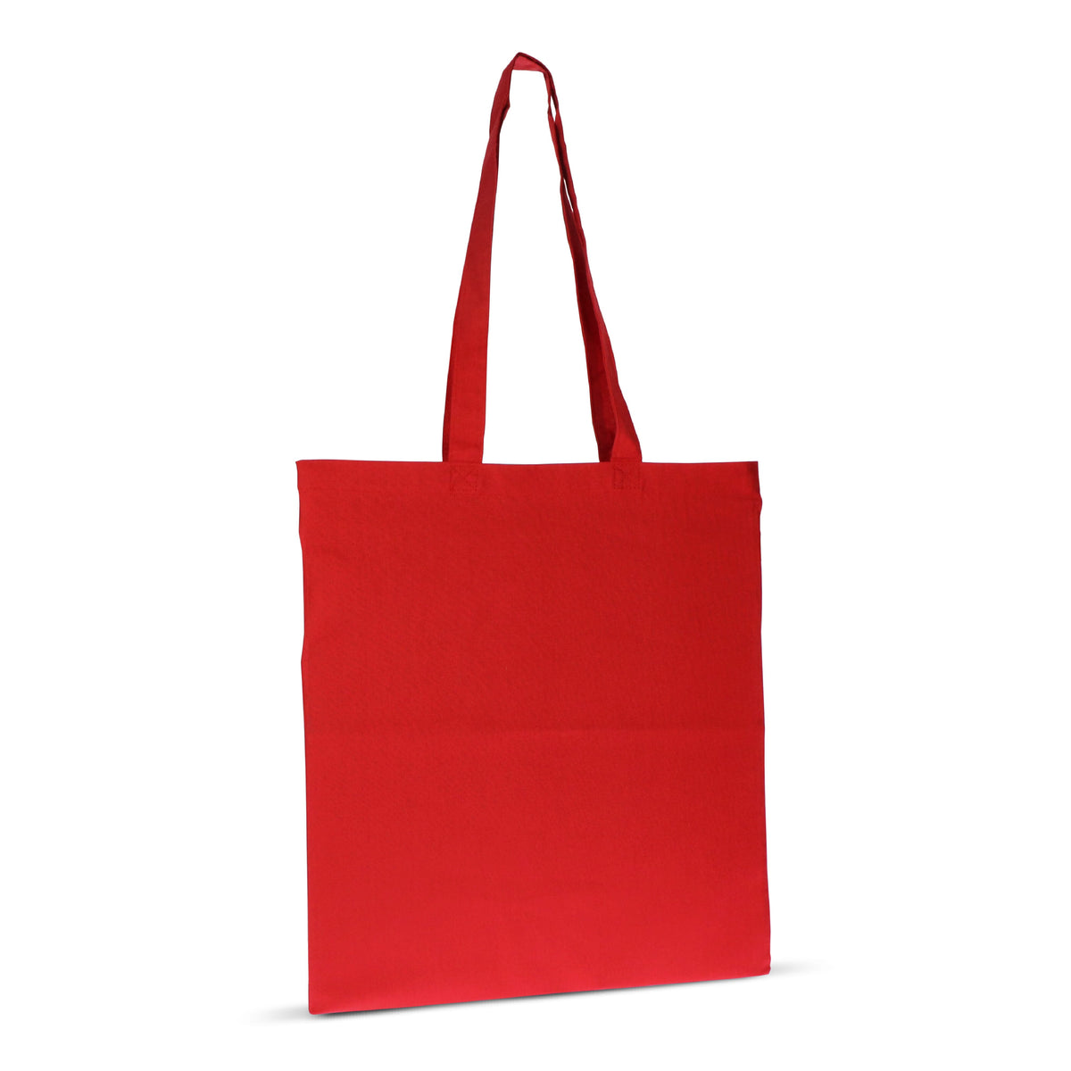 Schoudertas biologisch katoen kleur lang 140g/m² 38x42 cm