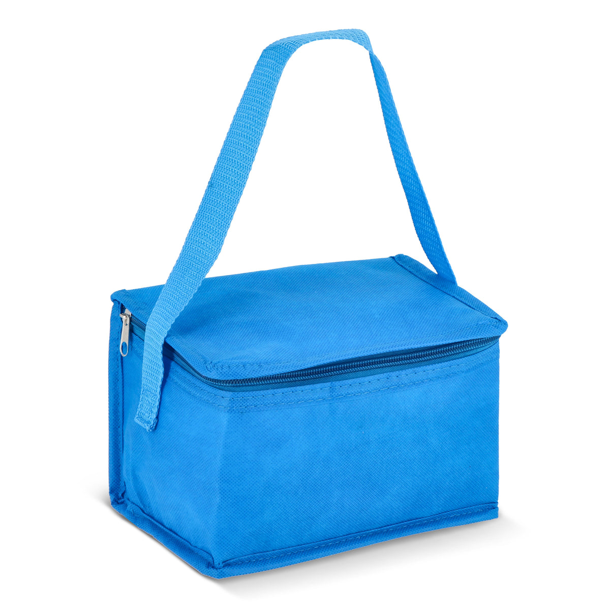 R-PET koeltas voor 6 blikjes, non-woven, 20 x 13 x 12,5 cm, 75 g/m²
