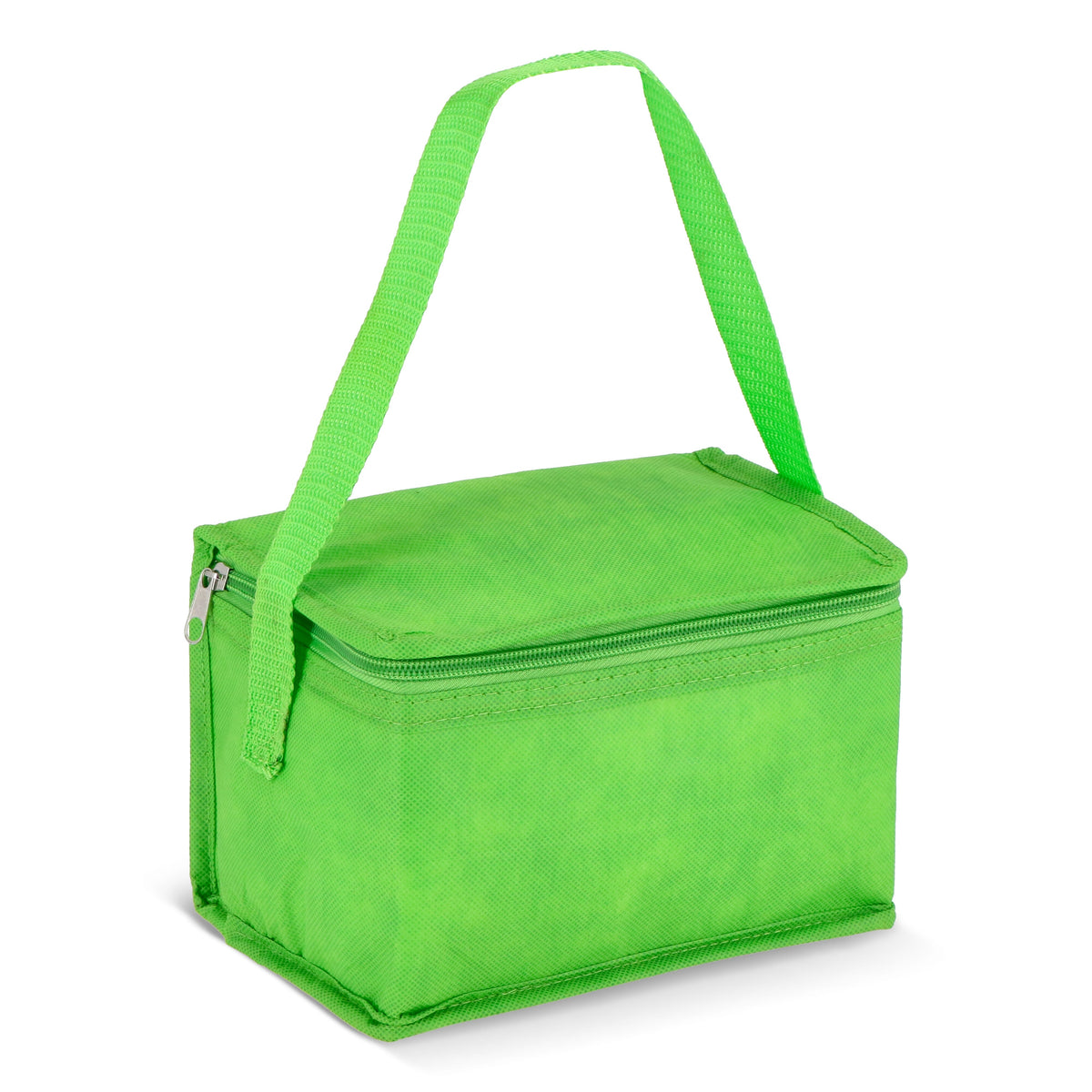 R-PET koeltas voor 6 blikjes, non-woven, 20 x 13 x 12,5 cm, 75 g/m²