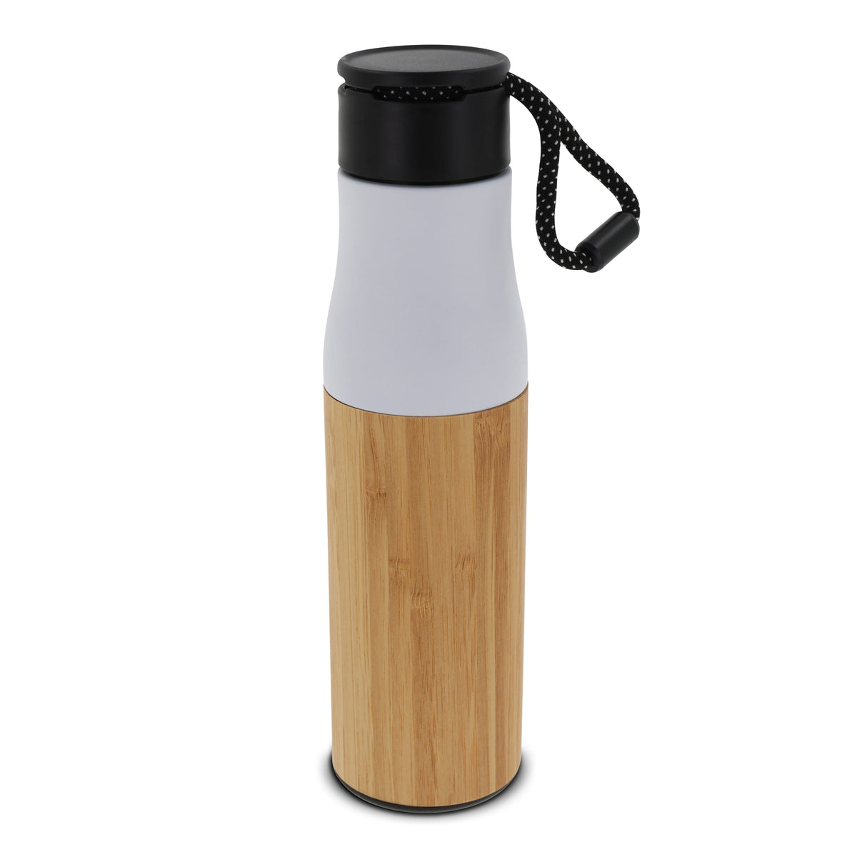 Thermofles met touw bamboe 500ml