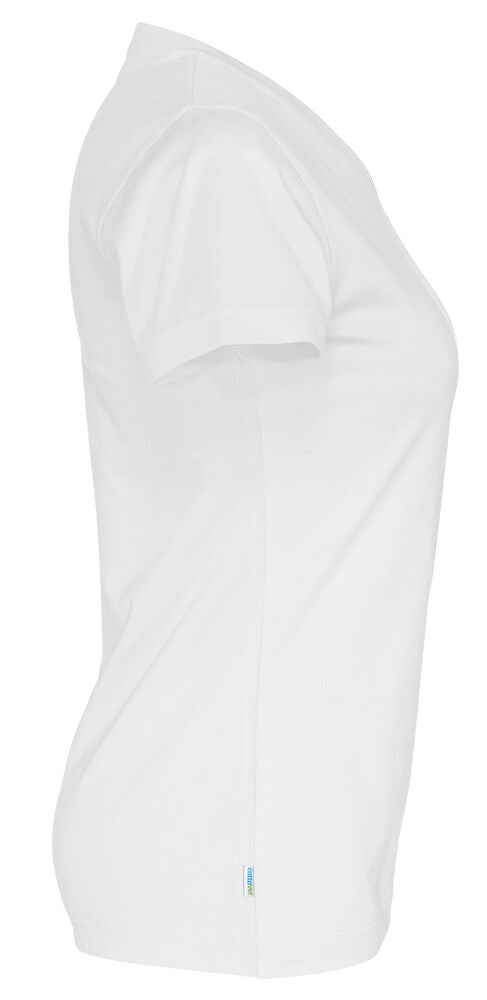 T-SHIRT V-NECK LADY - GOTS GECERTIFICEERD