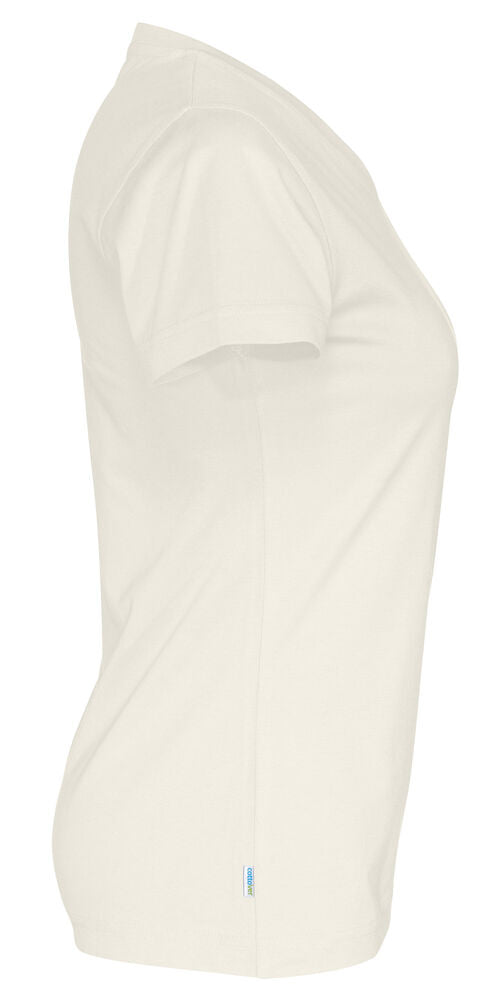 T-SHIRT V-NECK LADY - GOTS GECERTIFICEERD