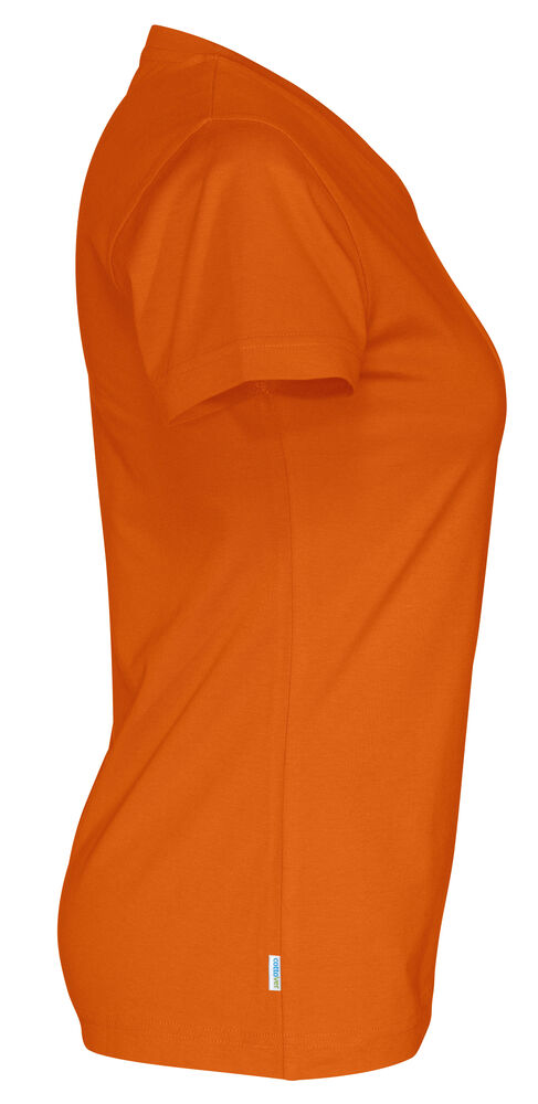 T-SHIRT V-NECK LADY - GOTS GECERTIFICEERD