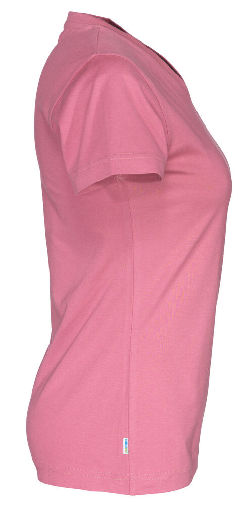T-SHIRT V-NECK LADY - GOTS GECERTIFICEERD