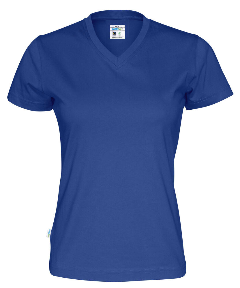 T-SHIRT V-NECK LADY - GOTS GECERTIFICEERD