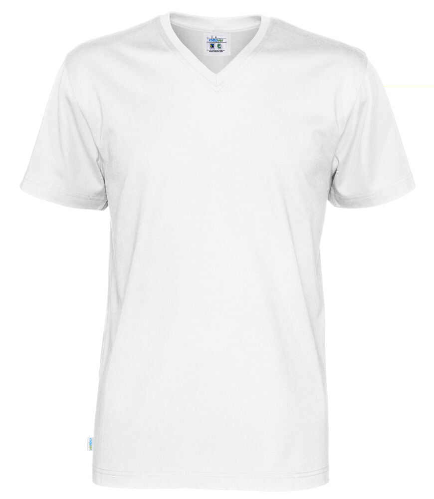 T-SHIRT V-NECK MAN - GOTS GECERTIFICEERD