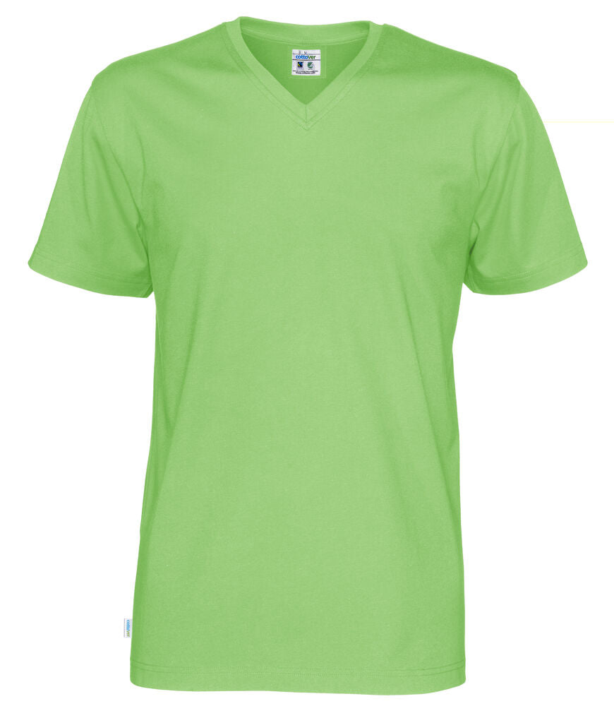 T-SHIRT V-NECK MAN - GOTS GECERTIFICEERD