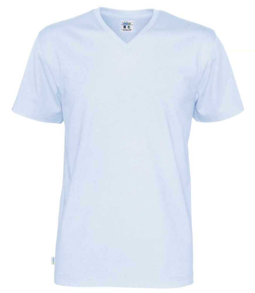 T-SHIRT V-NECK MAN - GOTS GECERTIFICEERD