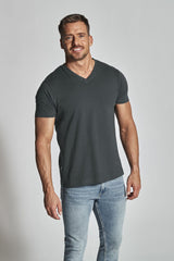 T-SHIRT V-NECK MAN - GOTS GECERTIFICEERD