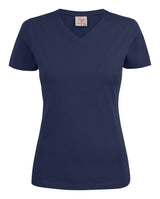 Heavy V-neck  T-Shirt Dames