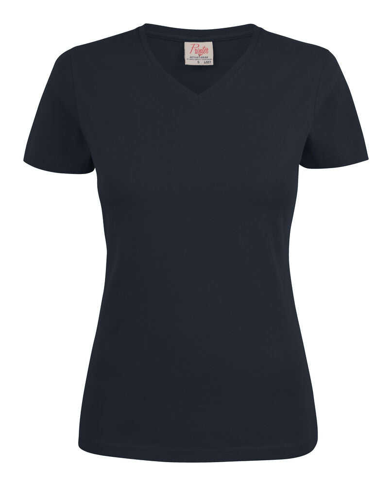 Heavy V-neck  T-Shirt Dames
