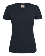 Heavy V-neck  T-Shirt Dames
