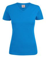 Heavy V-neck  T-Shirt Dames