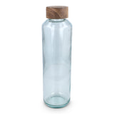 InSideOut Gerecyclede glazen Waterfles ReuuZ met houten dop 650 ml