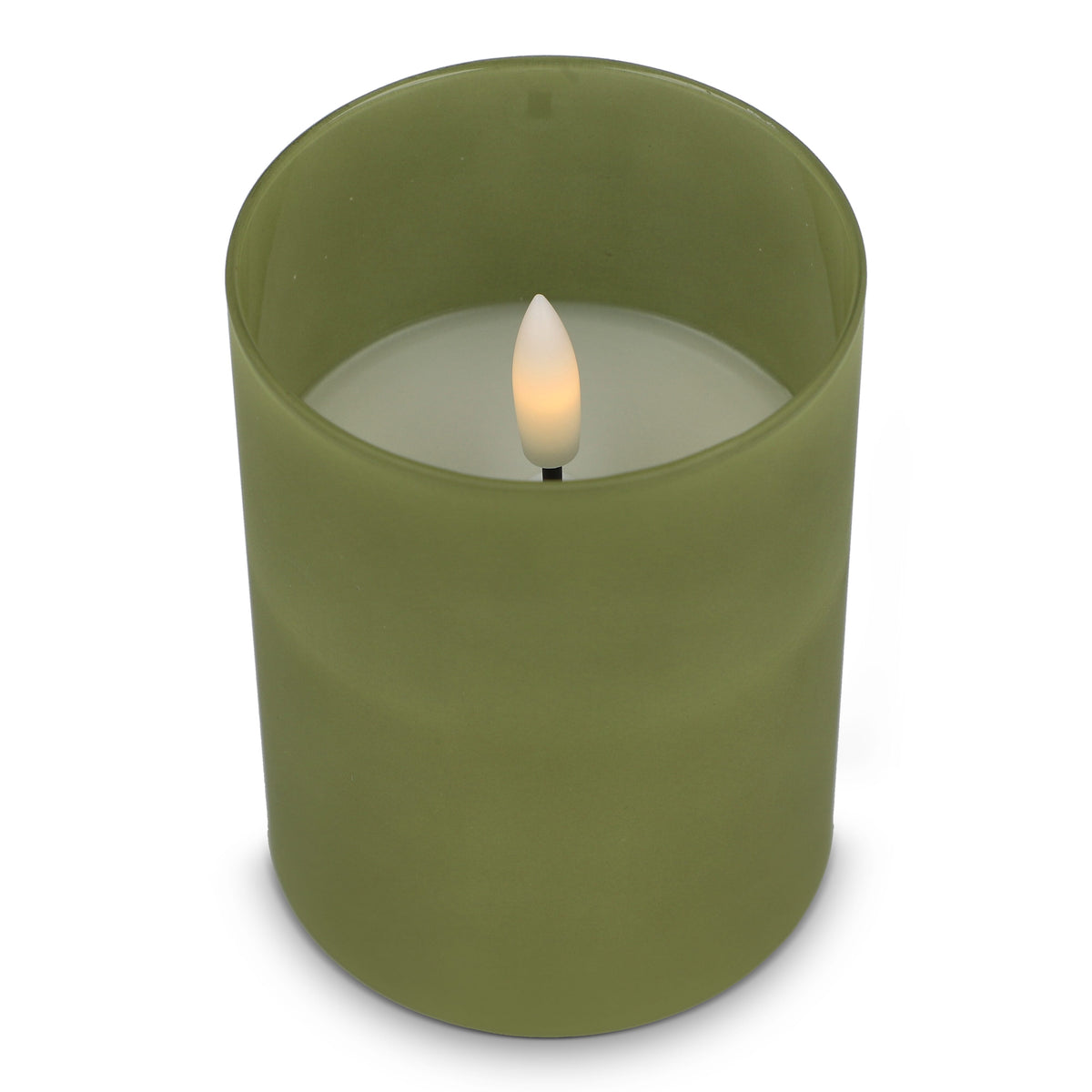 Nyelle oplaadbare LED Wax kaars in glas