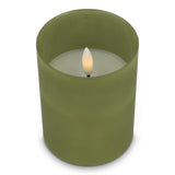 Nyelle oplaadbare LED Wax kaars in glas