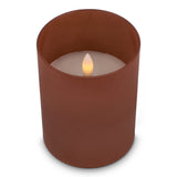Nyelle oplaadbare LED Wax kaars in glas