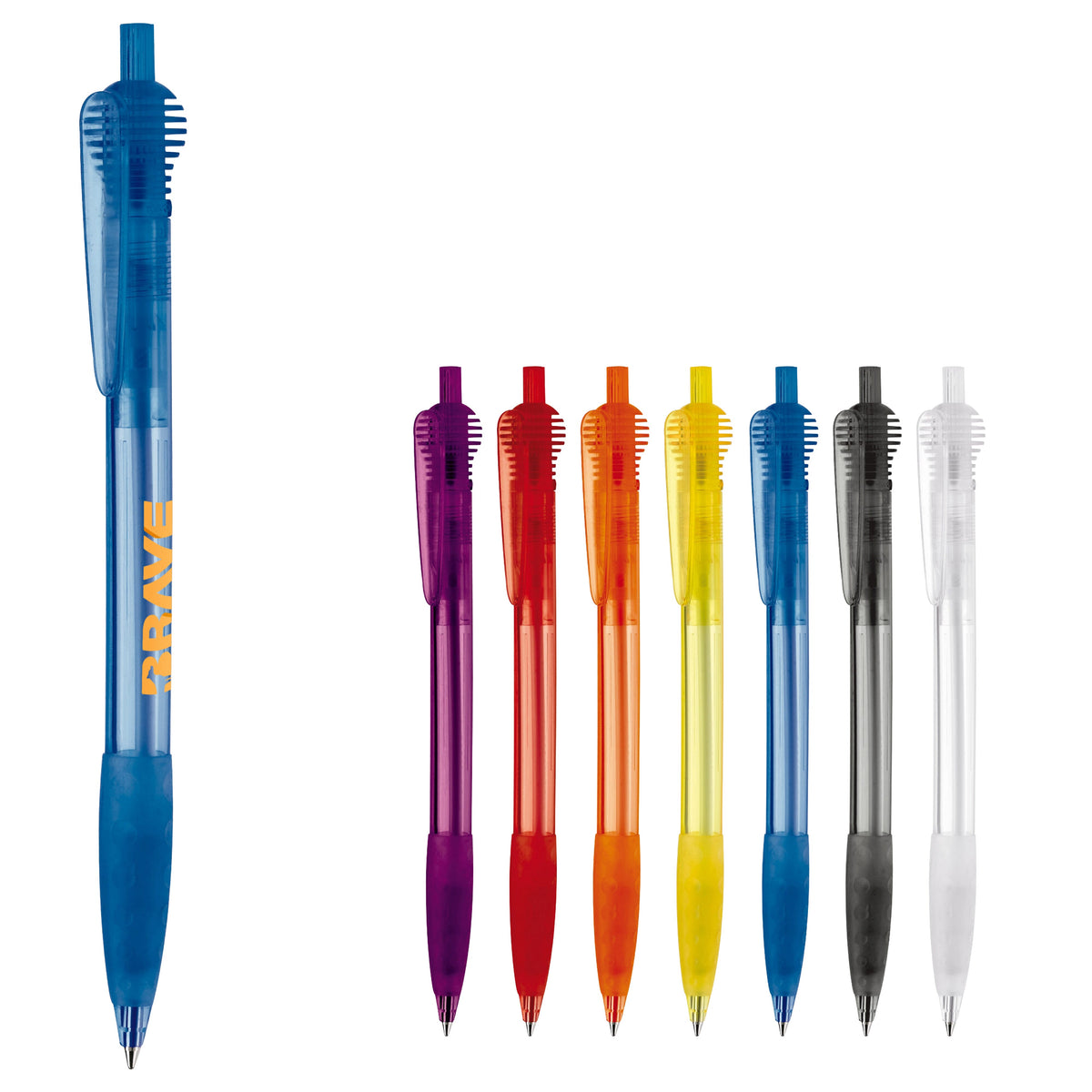 Balpen Cosmo grip transparant