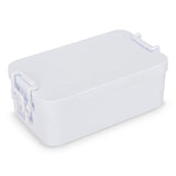 Dubbellaagse Lunchbox met Bestek