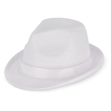 Polyester hoed met band