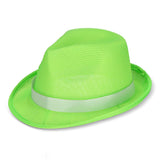 Polyester hoed met band