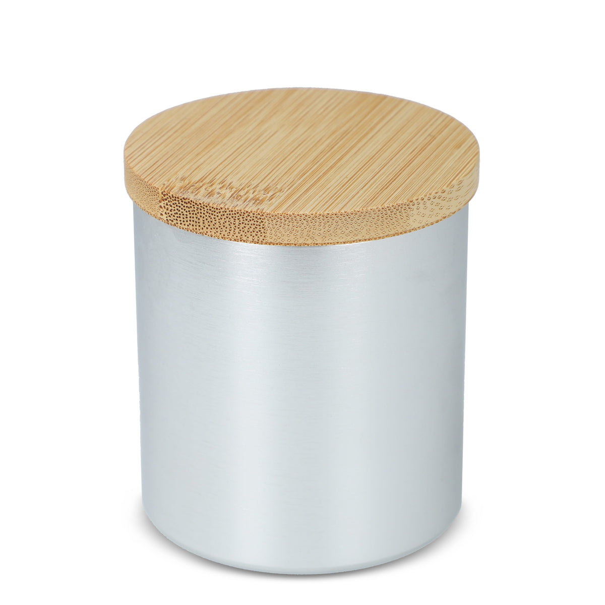 Bhakti plantaardige geurkaars in gerecycled aluminium potje