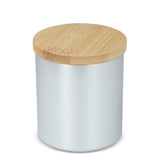 Bhakti plantaardige geurkaars in gerecycled aluminium potje