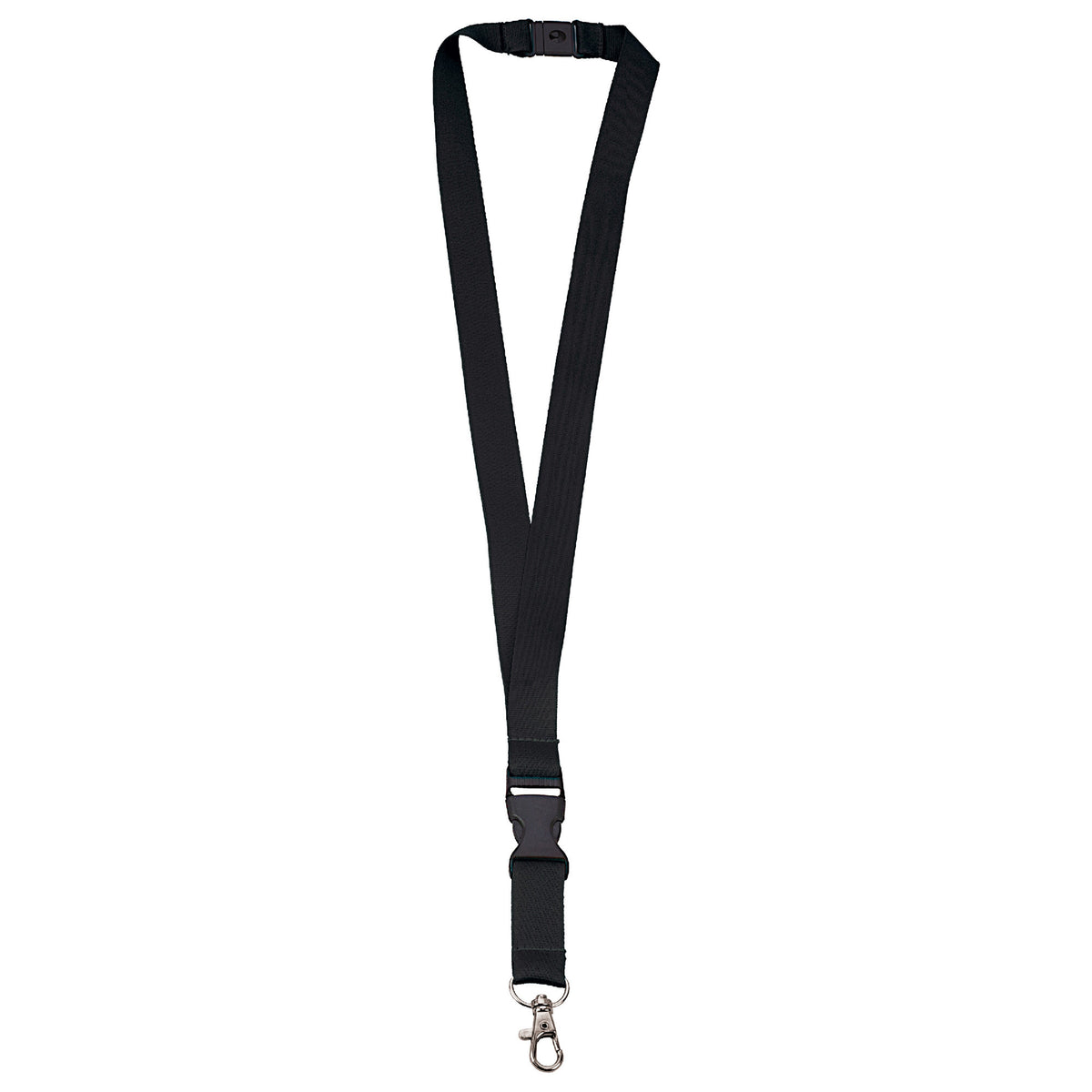 Polyester lanyard 20 mm met gesp en haak
