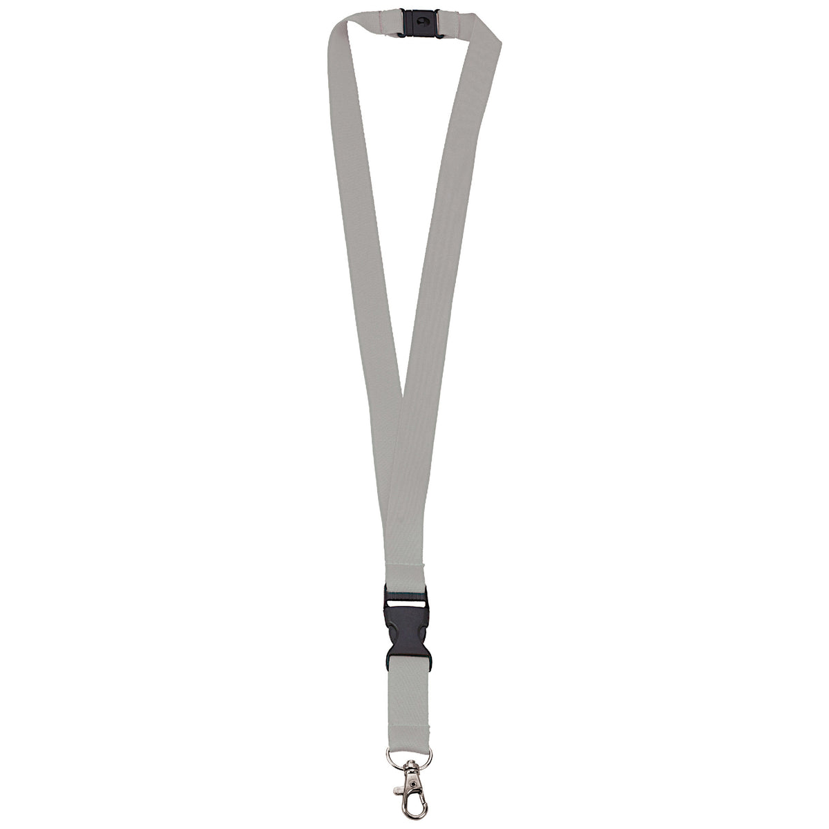 Polyester lanyard 20 mm met gesp en haak