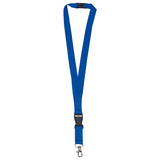 Polyester lanyard 20 mm met gesp en haak